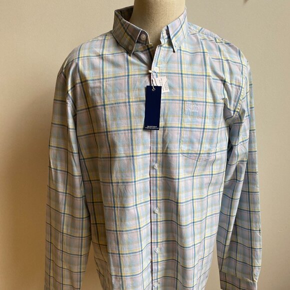 ORIGINAL Penguin Plaid Button Up BNWT XXL Shirt - Picture 2 of 9